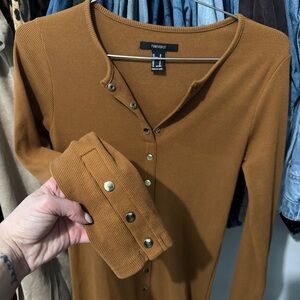 Bodycon front button dress